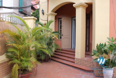 Nice corner house for rent in Westlake Tay Ho, Hanoi